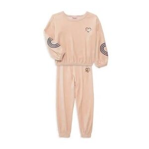 Juicy Couture 2-Piece Velour Heart Sweatshirt & Joggers Set